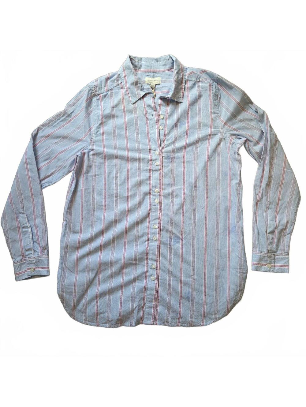 Lucky Brand Women's Striped Button-Up Shirt Size S/P